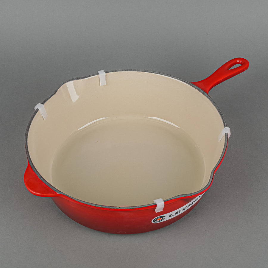 LE CREUSET Enamel Cast Iron Lidded Saute Pan 27cm Flame
