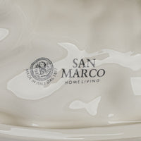SAN MARCO HOME LIVING Embossed Ceramic Sea Life Centrepiece
