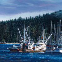 Douglas Purdon (Canadian 1943) "Pacific Harbour"