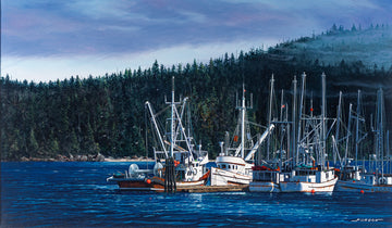 Douglas Purdon (Canadian 1943) "Pacific Harbour"