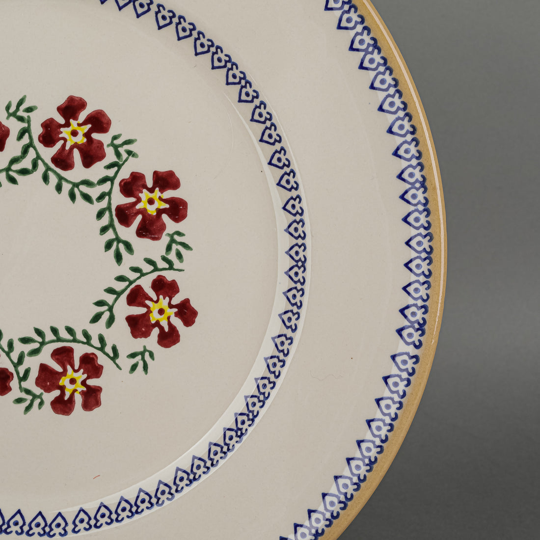 NICHOLAS MOSSE POTTERY Old Rose Plates 8 Pieces