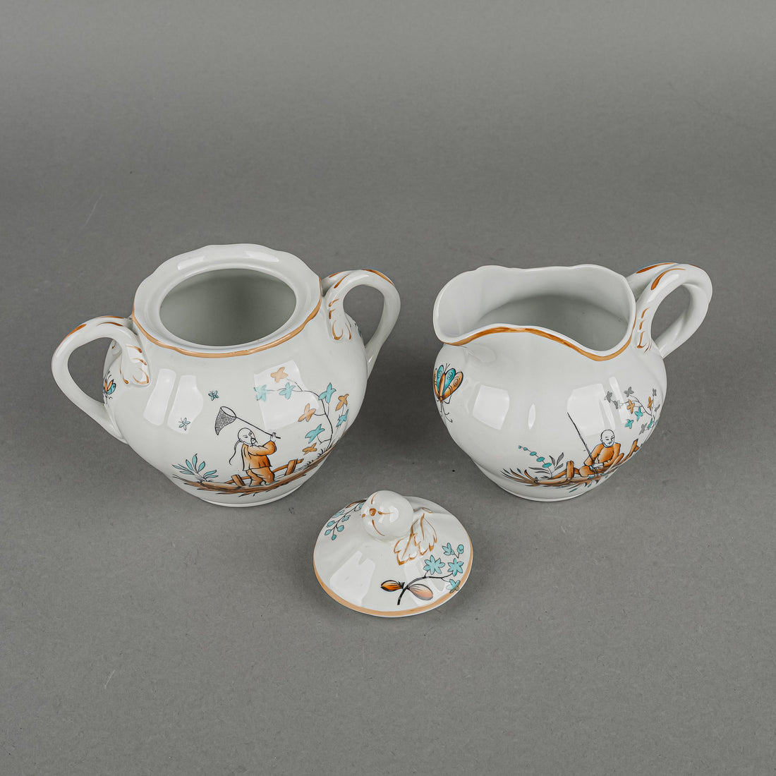 COPELAND SPODE 3237 Chinoiserie Coffee Service 5 Pieces