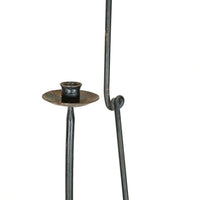 Wrought Iron Three Arm Floor Candelabra