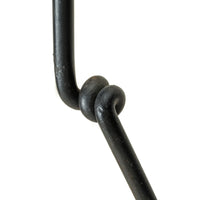 Wrought Iron Three Arm Floor Candelabra