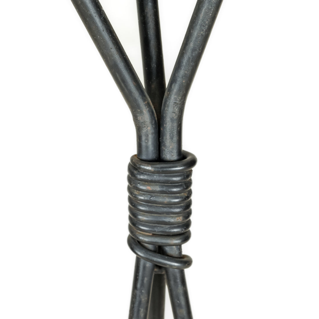 Wrought Iron Three Arm Floor Candelabra