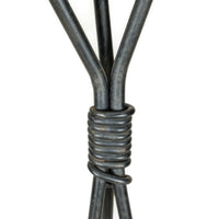 Wrought Iron Three Arm Floor Candelabra