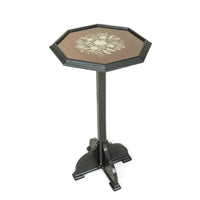 Vintage Tilt Top Stand w/Embroidered Top