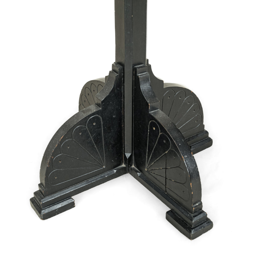 Vintage Tilt Top Stand w/Embroidered Top