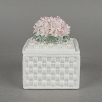 TIFFANY & CO Sybil Connolly Carnation Basketweave Box