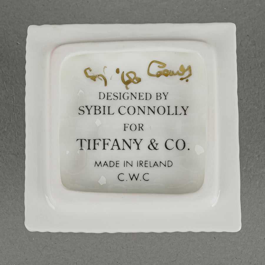 TIFFANY & CO Sybil Connolly Carnation Basketweave Box