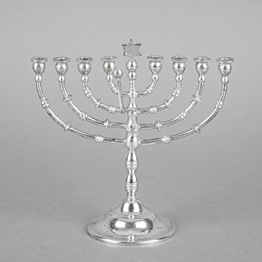 Czech 800 Silver Menorah