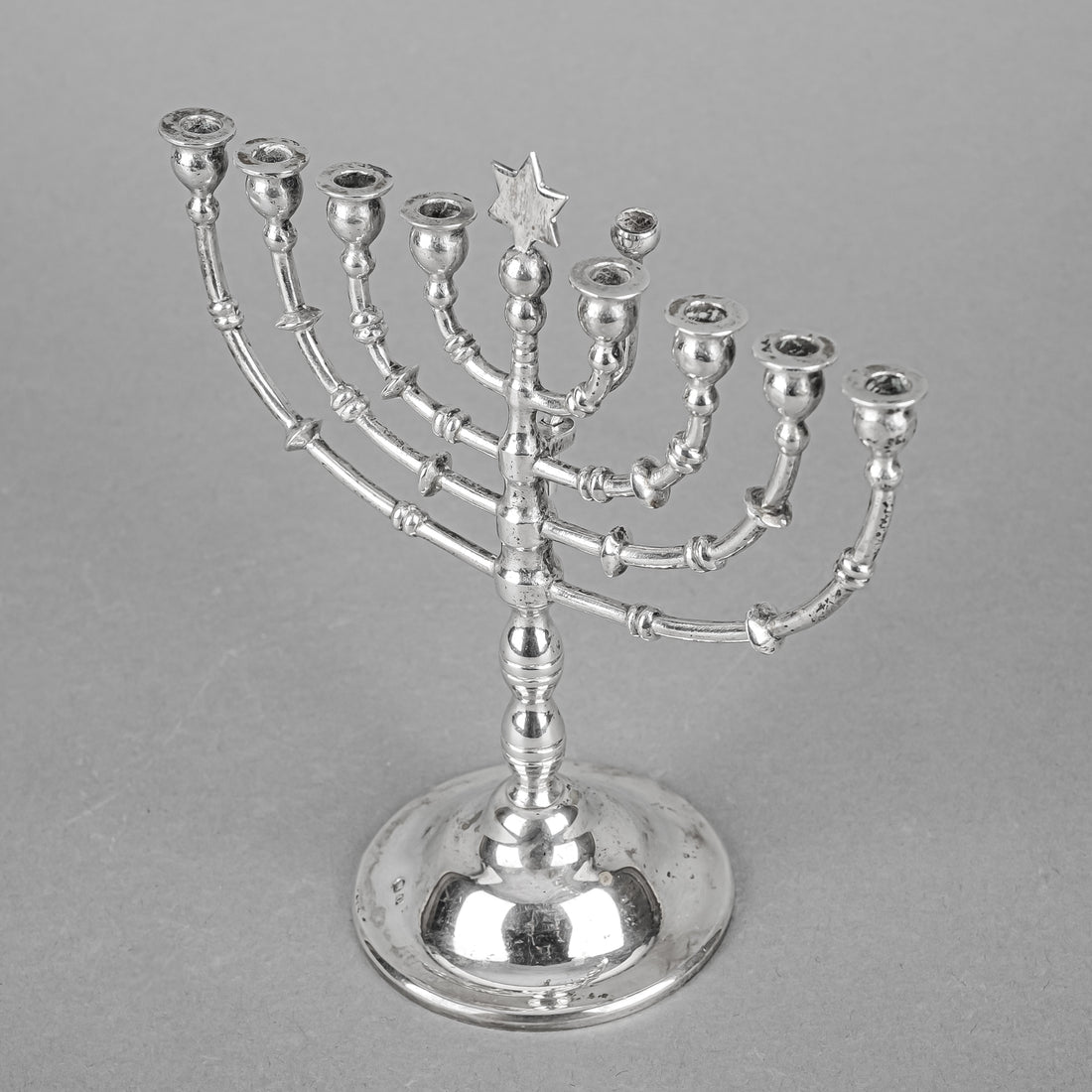 Czech 800 Silver Menorah