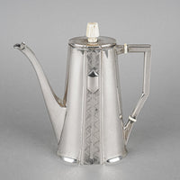 Austria-Hungary 800 Silver Coffee Pot