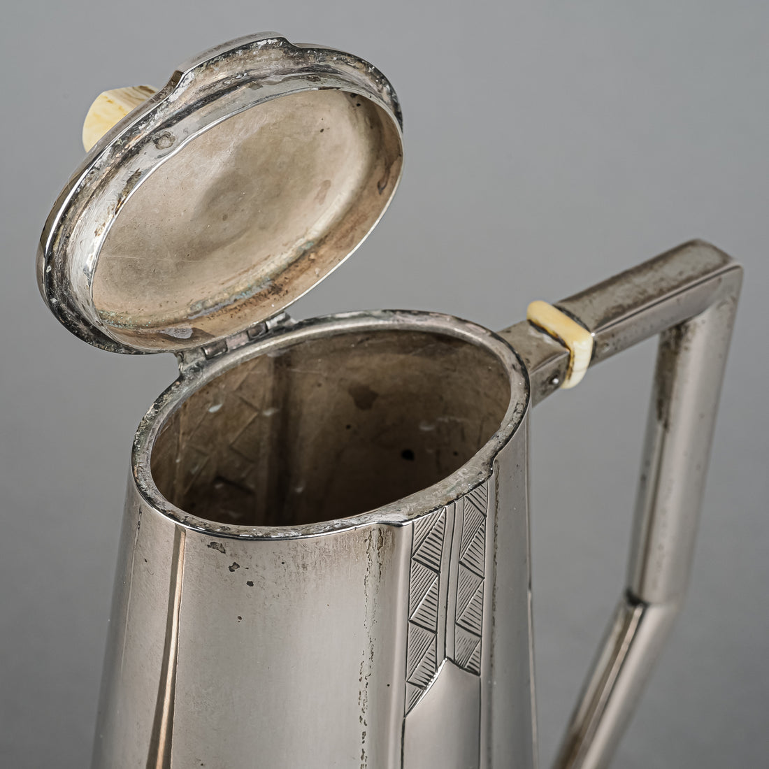 Austria-Hungary 800 Silver Coffee Pot