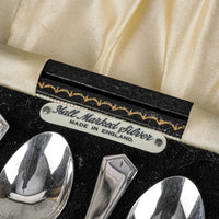 ANGORA  Sterling Coffee Spoons Set Of 6 - Boxed