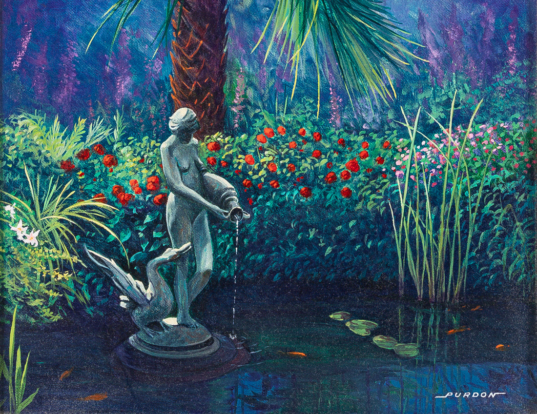 Douglas Purdon (Canadian 1943) "Spring Allen Gardens"