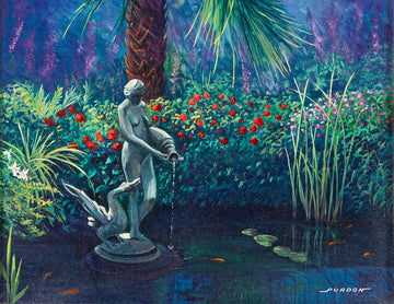 Douglas Purdon (Canadian 1943) "Spring Allen Gardens"