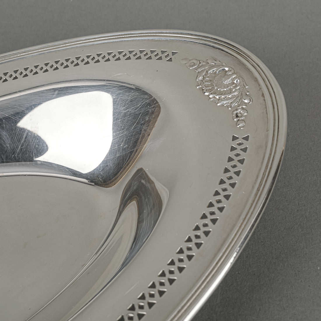 BIRKS Sterling Pierced Bread Tray