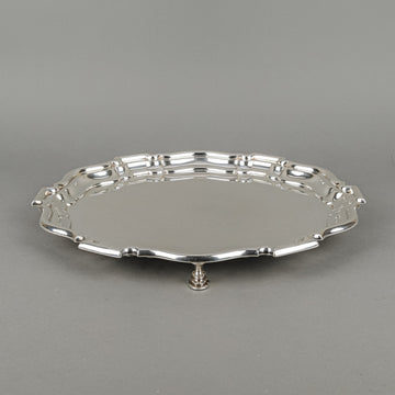 MAPPIN & WEBB Chippendale Sterling Footed Tray