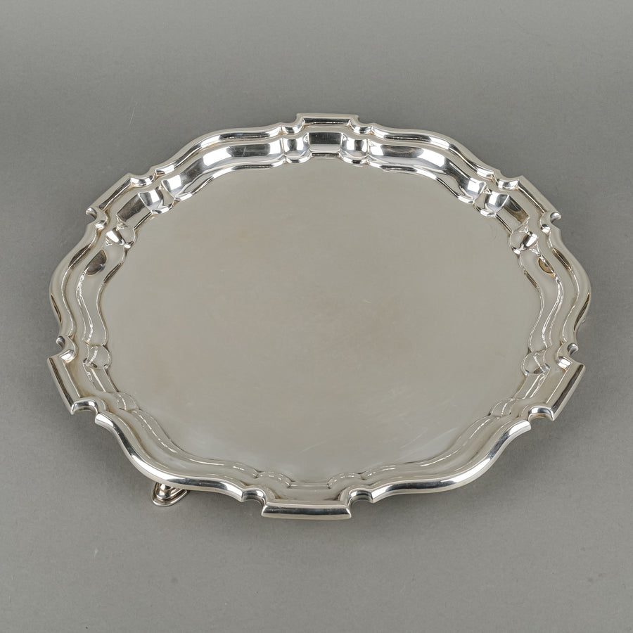 MAPPIN & WEBB Chippendale Sterling Footed Tray