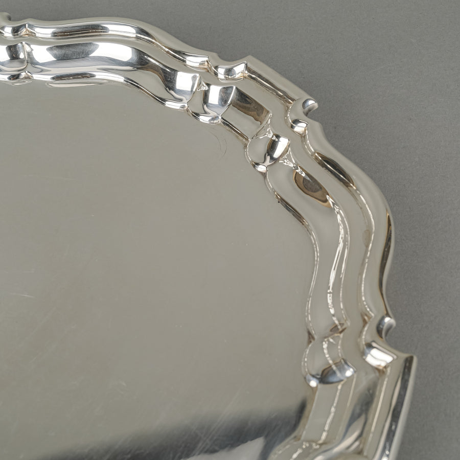MAPPIN & WEBB Chippendale Sterling Footed Tray