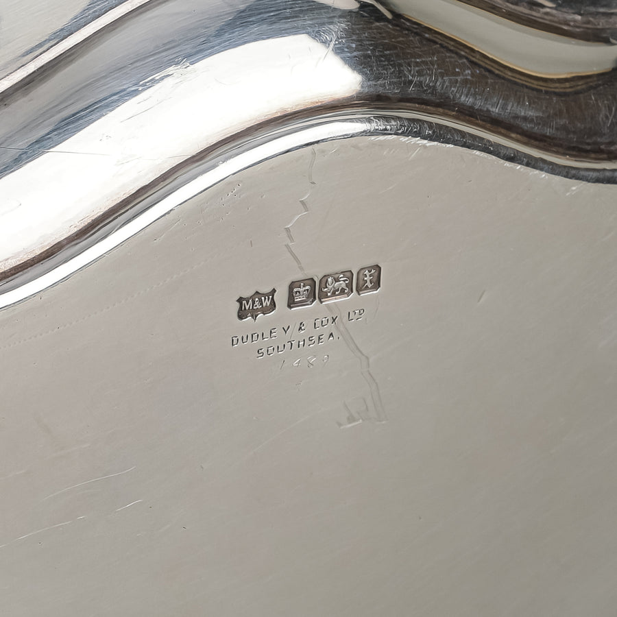 MAPPIN & WEBB Chippendale Sterling Footed Tray