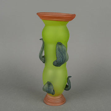 SUSAN RANKIN (Canadian 1959) Frosted Art Glass Vase