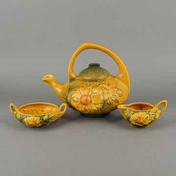 ROSEVILLE Peony Sienna Tea Service 4pcs