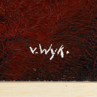 V. Wyk Abstract Reclining Nude       Oil On Canvas