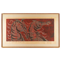Tadashi Nakayama (Japanese               1927-2014) "Horses"