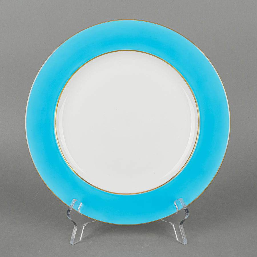 MINTON G764 Blue Band Dinner Plates Set of 8