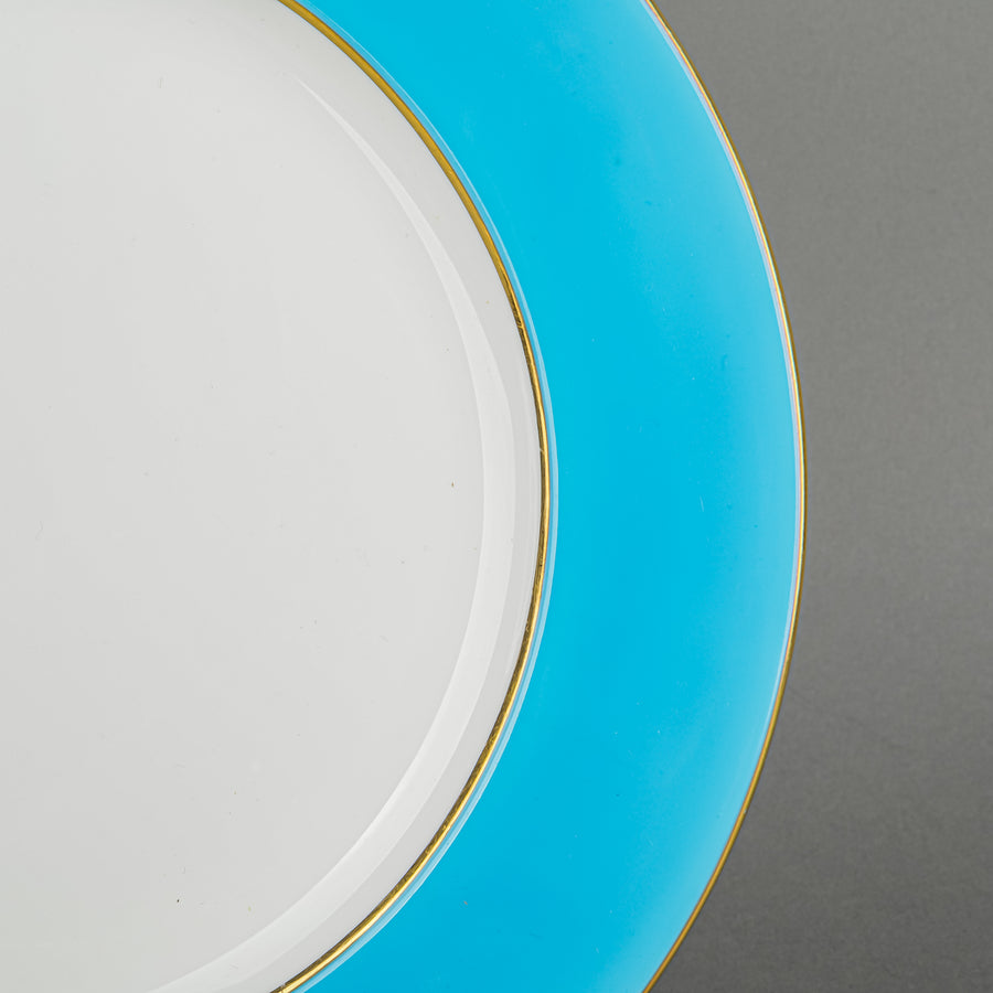 MINTON G764 Blue Band Dinner Plates Set of 8