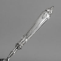 French 800 Silver Breakfast Set 2pcs