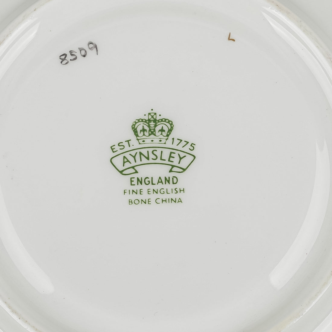 AYNSLEY Empress Maroon 8509 Cream Soup And Saucers Set of 10 Plus Extra