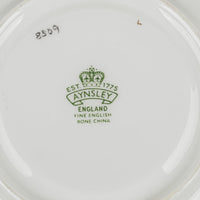 AYNSLEY Empress Maroon 8509 Cream Soup And Saucers Set of 10 Plus Extra