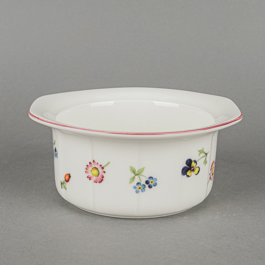 VILLEROY AND BOCH Petite Fleur Souffle Dishes Set Of 4