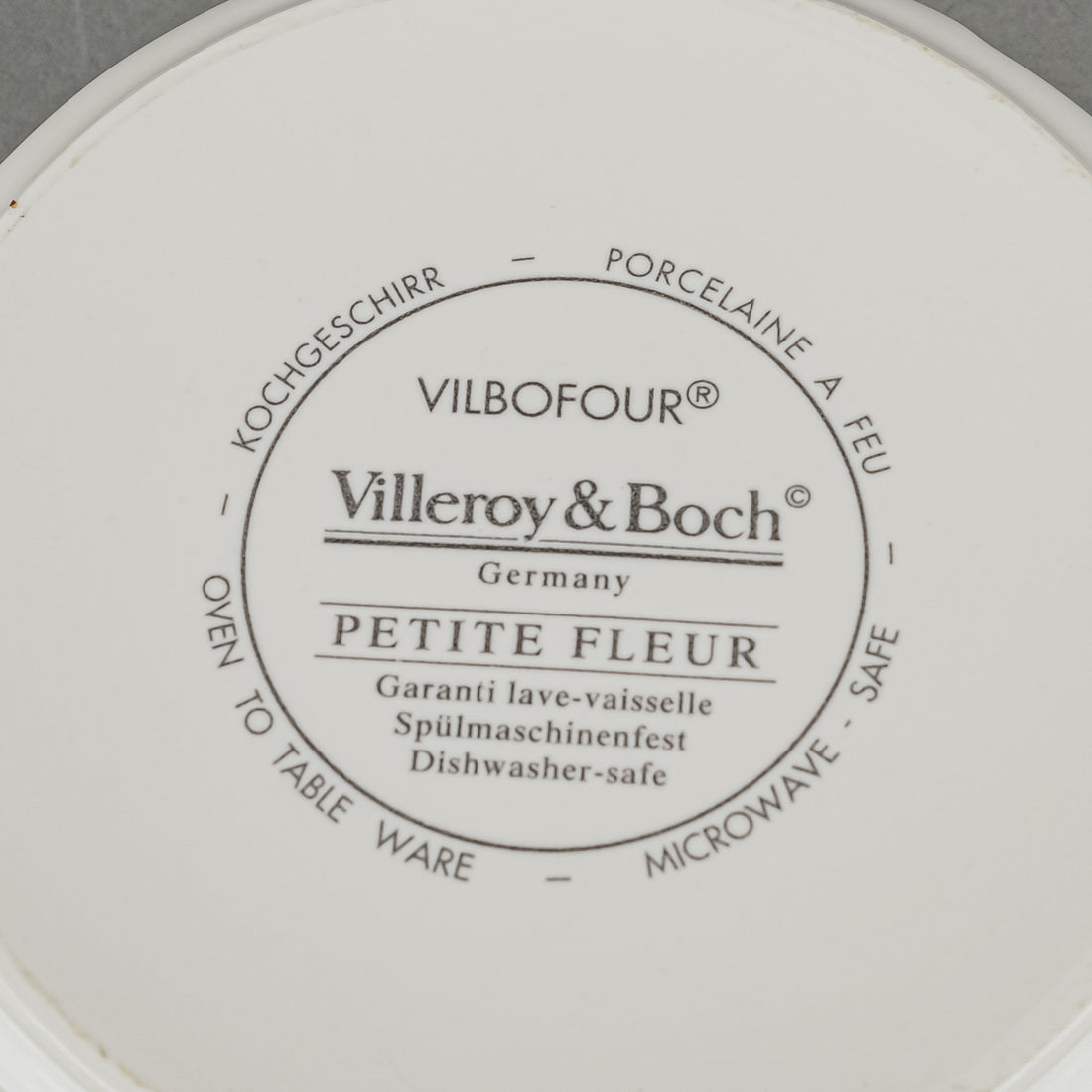 VILLEROY AND BOCH Petite Fleur Souffle Dishes Set Of 4
