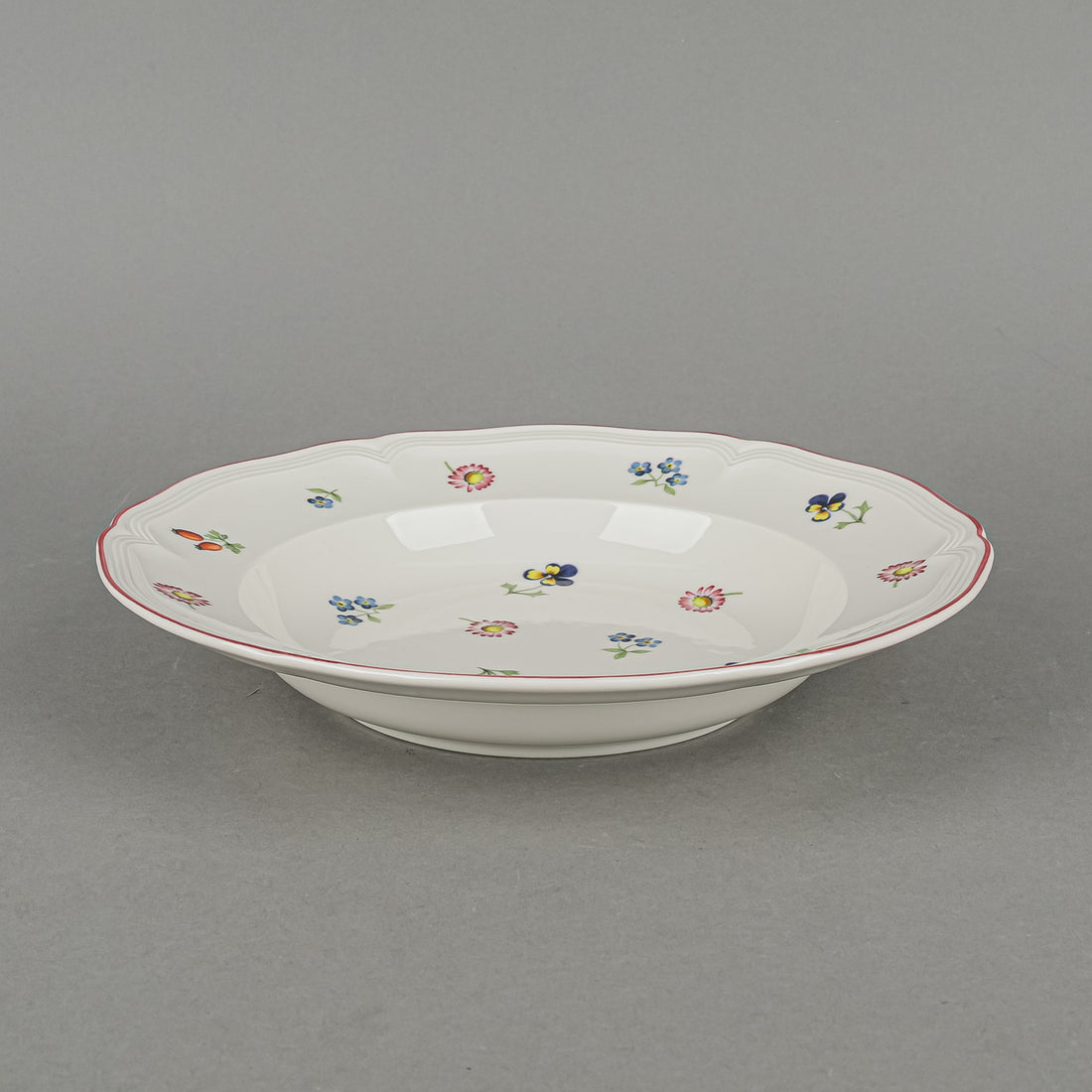 VILLEROY AND BOCH Petite Fleur Soup Plates Set Of 6