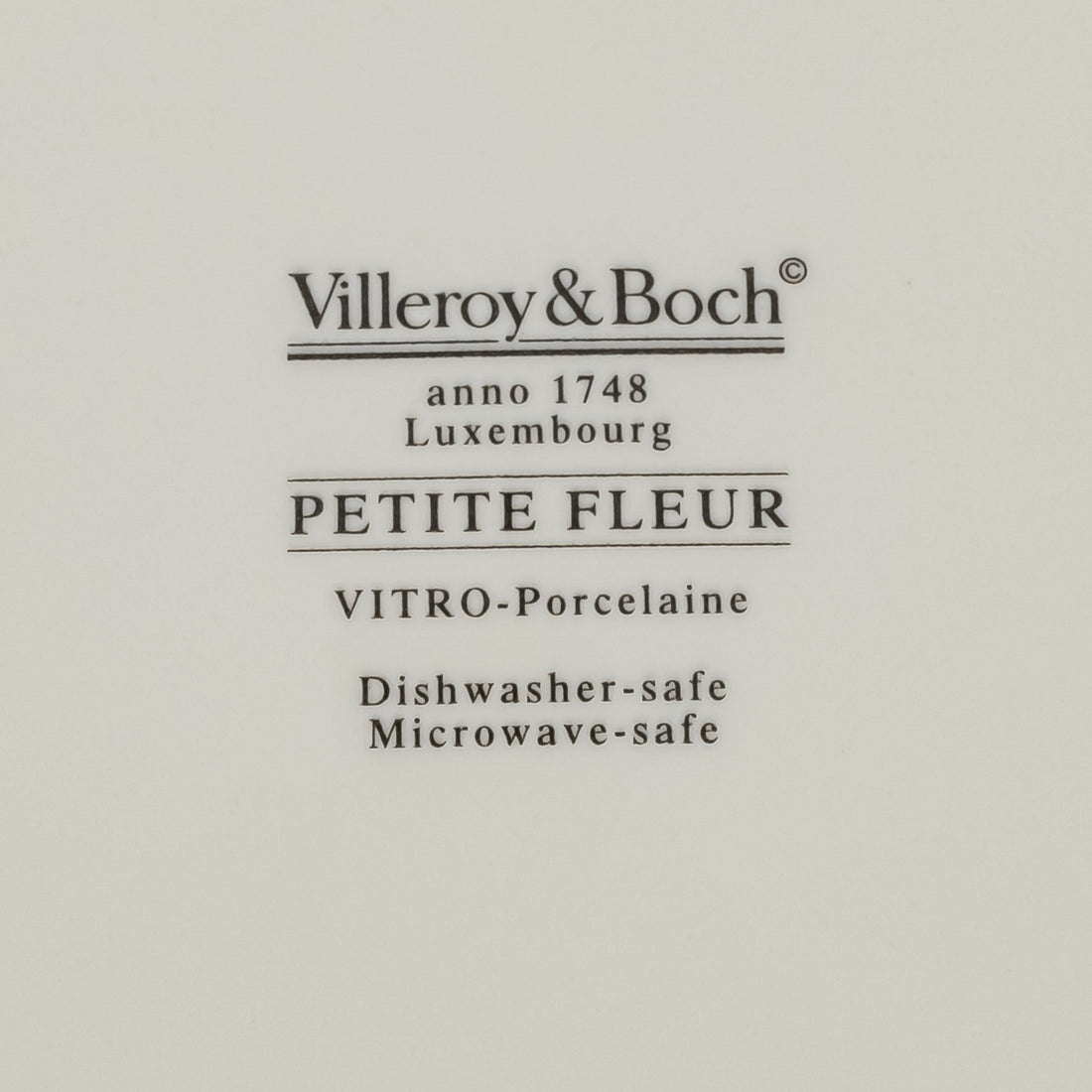 VILLEROY AND BOCH Petite Fleur Soup Plates Set Of 6