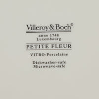 VILLEROY AND BOCH Petite Fleur Soup Plates Set Of 6