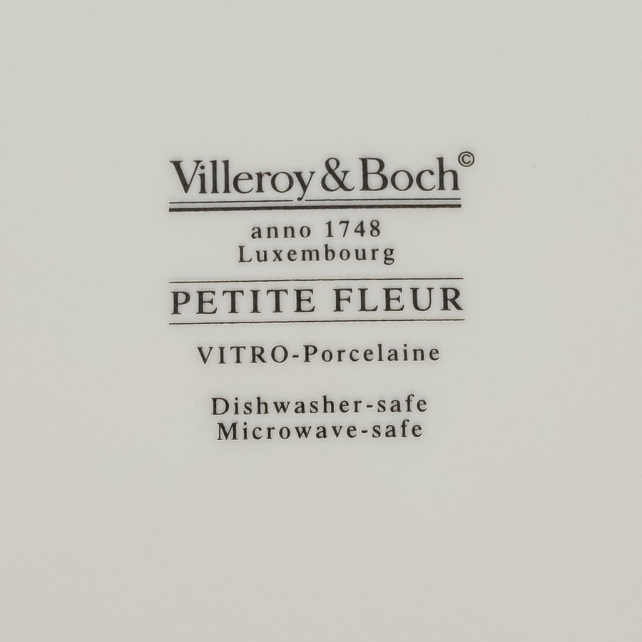 VILLEROY AND BOCH Petite Fleur Soup Plates Set Of 6