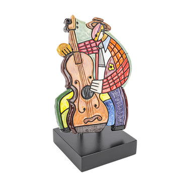 Elliott Hubbard (American 21st C) "Bass Player"