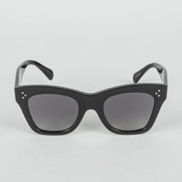 CELINE "Catherine" Bold 3-Dots Black Polarized Sunglasses