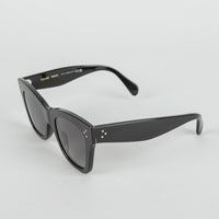 CELINE "Catherine" Bold 3-Dots Black Polarized Sunglasses