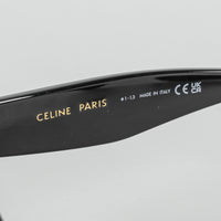 CELINE "Catherine" Bold 3-Dots Black Polarized Sunglasses