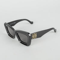 LOEWE "Anagram" Cat Eye Black Sunglasses