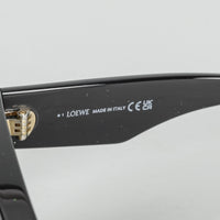 LOEWE "Anagram" Cat Eye Black Sunglasses