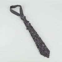 BRUNELLO CUCINELLI Gray Sequin Embellished Tie