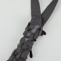 BRUNELLO CUCINELLI Gray Sequin Embellished Tie