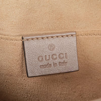GUCCI Beige Matelasse Small GG Marmont Handbag